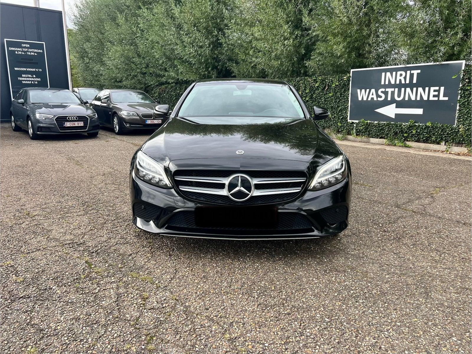 Te koop Mercedes C 160 benzine full optie nieuwstaat !!!!, Autos, Mercedes-Benz, 90 kW, Achat, Euro 6, Noir