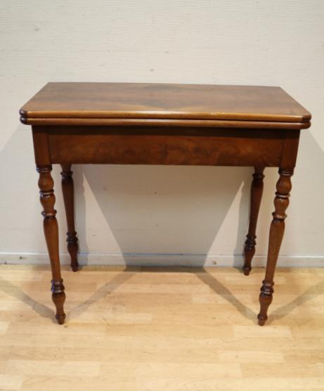 Vintage Hollands Kaarttafel, Antiek en Kunst, Antiek | Meubels | Tafels, Ophalen of Verzenden