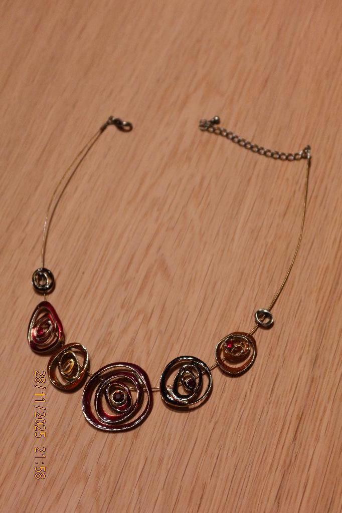 Collier tour de coup couleur automnale, Enlèvement, Utilisé, Orange, Réglable
