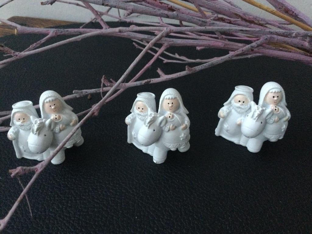 Miniatuur: kleine kerstversiering in gips, Diversen, Kerst, Ophalen of Verzenden