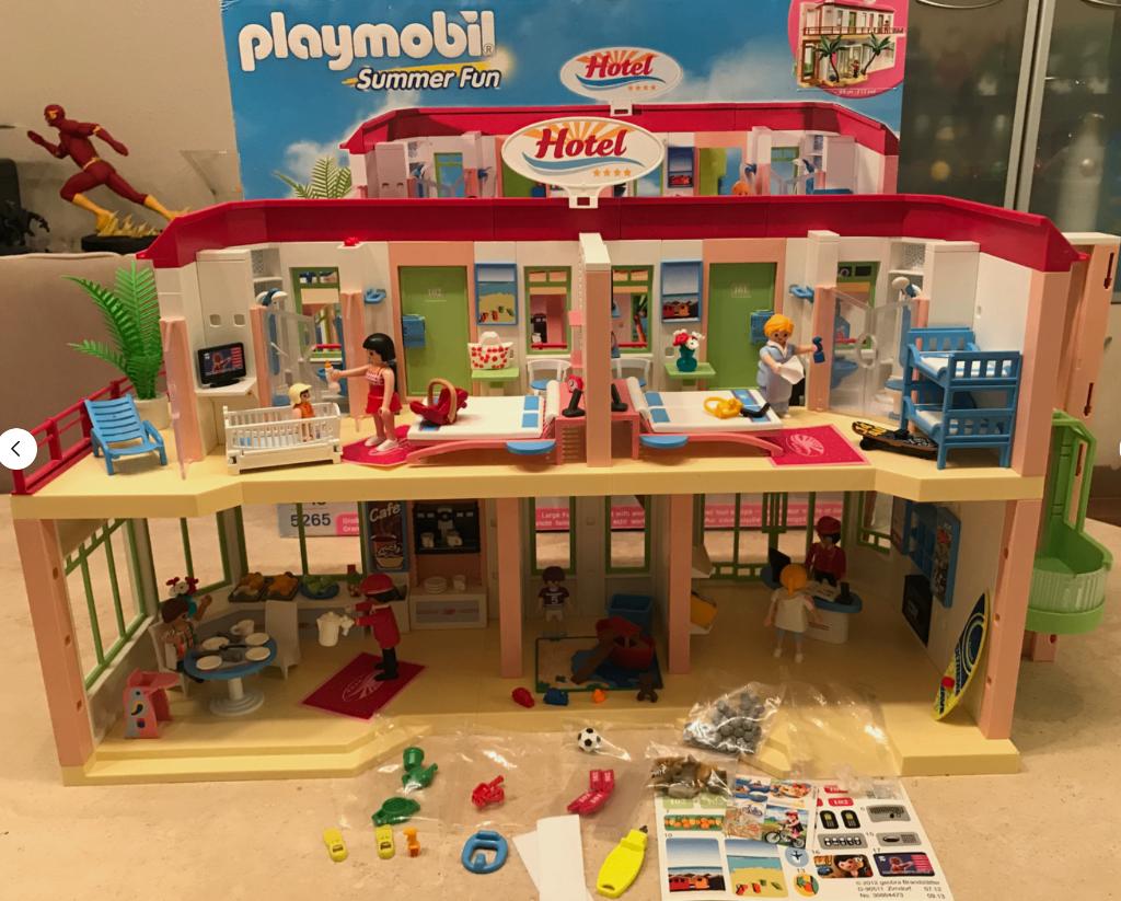 JEU "PLAYMOBIL - HÔTEL - 5265 - COMPLET AVEC BOÎTE ET NOTICE, Enlèvement ou Envoi, Utilisé, Ensemble complet
