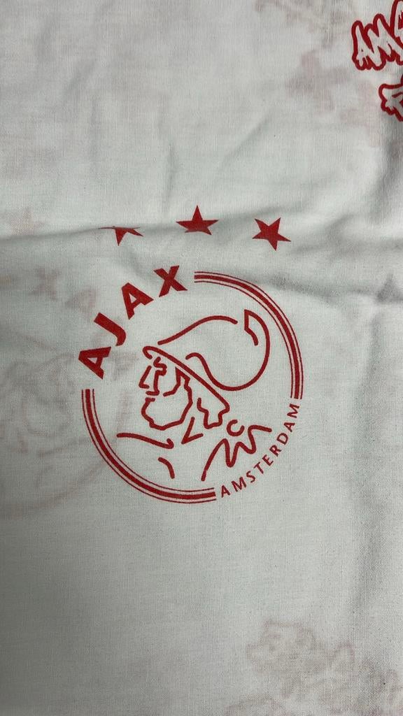 Dekbedovertrek Ajax 1 persoonsbed, Ophalen, Zo goed als nieuw, Dekbedovertrek