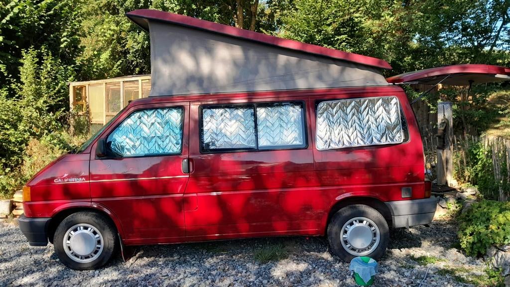 VW T4 California 2,4d 1992, Caravans en Kamperen, Mobilhomes, Particulier, tot en met 4, Buscamper of Camperbus, Volkswagen, Diesel