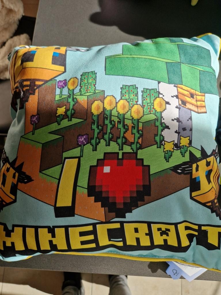 Minecraft kussen, Ophalen of Verzenden, Nieuw, Overige typen