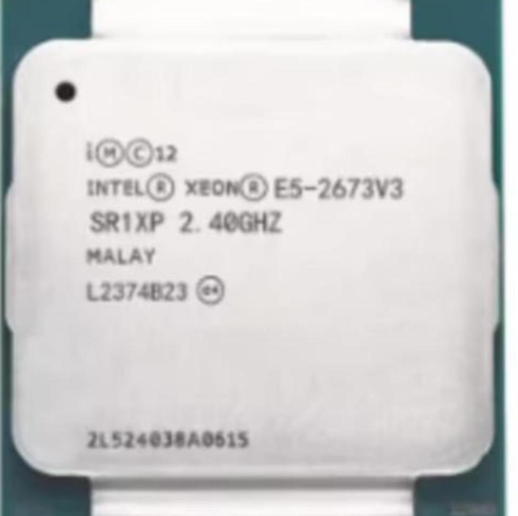 Intel Xeon E5 2673 V3 2.4GHz CPU met Socket LGA 2011-3, Ophalen of Verzenden, Gebruikt