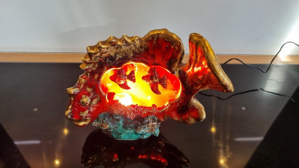 Lampe poisson Vallauris, Ophalen of Verzenden