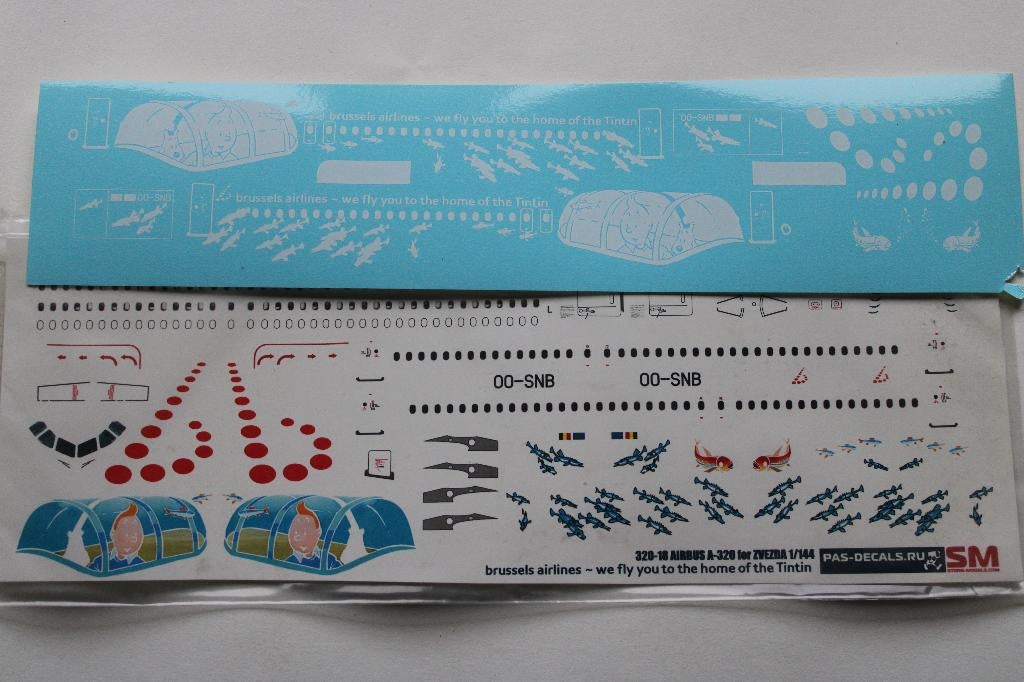 Decal for Airbus A320 Brussels Airlines, Enlèvement ou Envoi, Neuf, 1:72 à 1:144, Avion