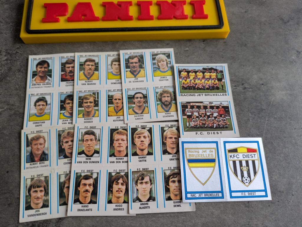 PANINI FOOTBALL 80 RACE JETTE BRUX./ FC DIEST 8 X  1980, Envoi