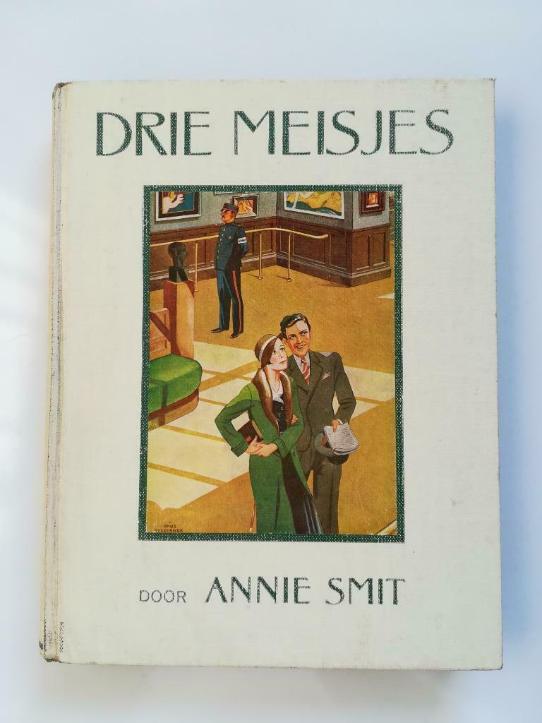 Drie meisjes op een flat (Annie Smit / Rie Cramer), Antiek en Kunst, Ophalen of Verzenden, Annie Smit
