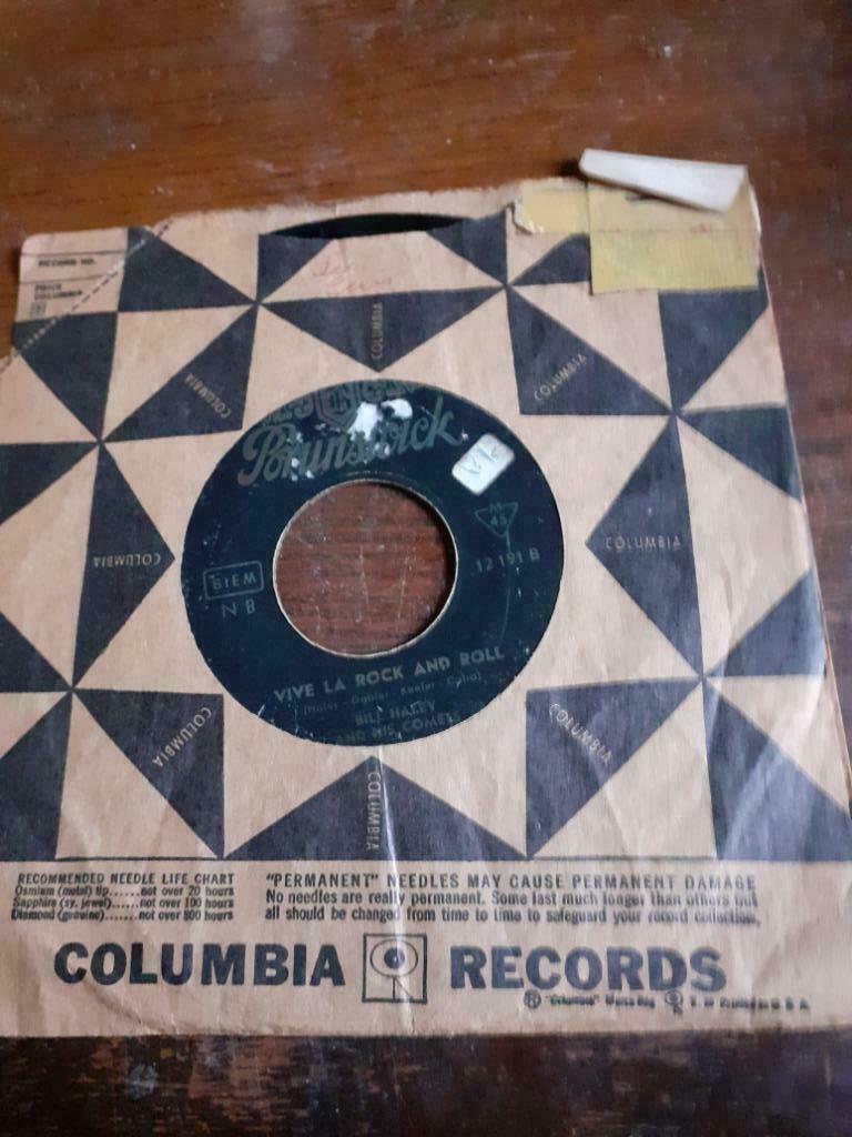 45T Bill Haley : Vive la rock and roll/Pretty alouette, Ophalen of Verzenden