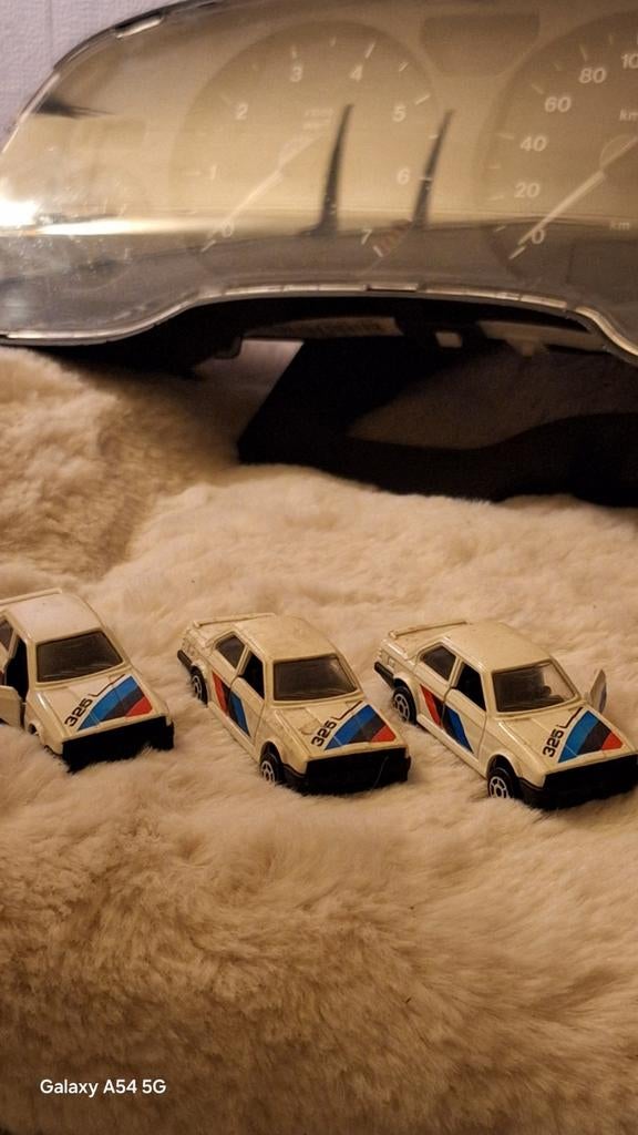 Set van 3 BMW 325I MAJORETTE (READ), Ophalen of Verzenden, Zo goed als nieuw