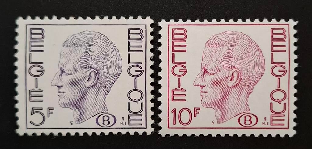 België: OBP S70P5/71P5 ** Elström 1974., Koninklijk huis, Frankeerzegel, Ophalen of Verzenden, Zonder stempel