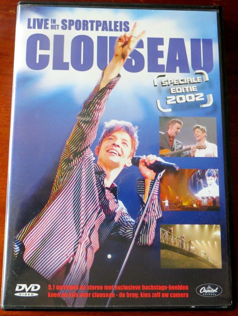 DVD - CLOUSEAU LIVE IN HET SPORTPALEIS  SPECIALE EDITIE 2002, Tous les âges, Envoi, Comme neuf, Musique et Concerts
