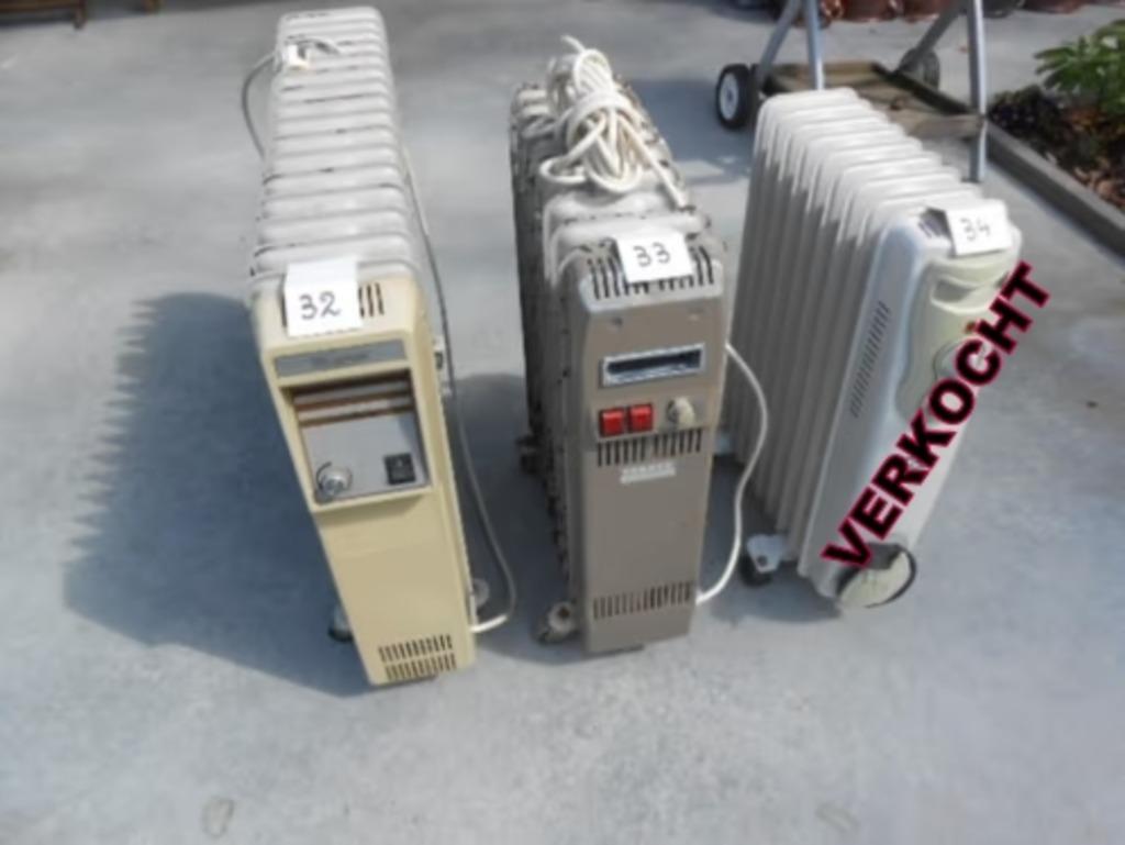 radiateur électrique sur roulettes - chauffage Thomas ou Za, Moins de 60 cm, Enlèvement, Utilisé, Radiateur