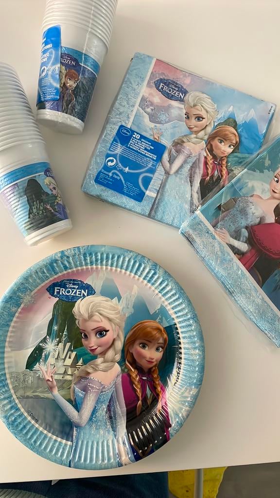 Feestset van Frozen, Enlèvement ou Envoi, Comme neuf