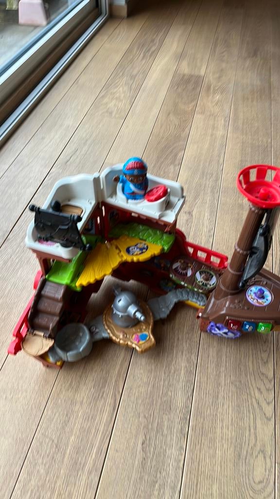 Piraat boot met 1 popje en 1 kanon, Kinderen en Baby's, Ophalen, Gebruikt