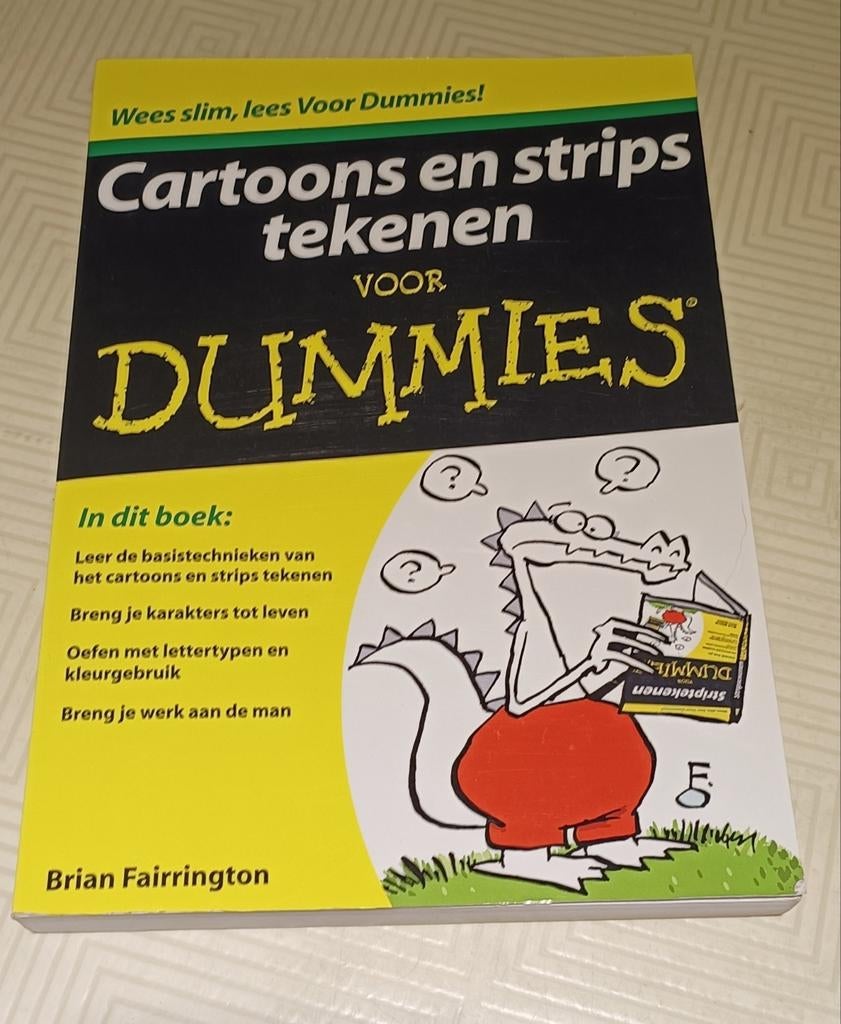 Brian Fairrington - Cartoons en strips tekenen voor Dummies, Ophalen of Verzenden, Zo goed als nieuw, Brian Fairrington