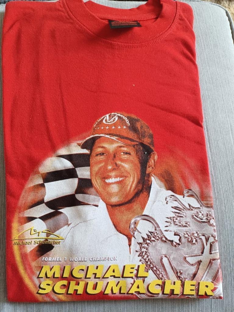 NIEUW !!! T SHIRT MICHAEL SCHUMACHER ORIG.BRAND MSM MET CERT, Verzamelen, Ophalen of Verzenden, Nieuw, Formule 1