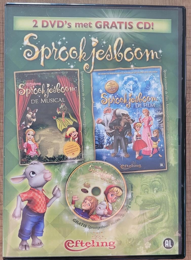 Efteling Sprookjesboom: de musical, de film + de CD, Enlèvement ou Envoi, Tous les âges, Coffret, Autres genres