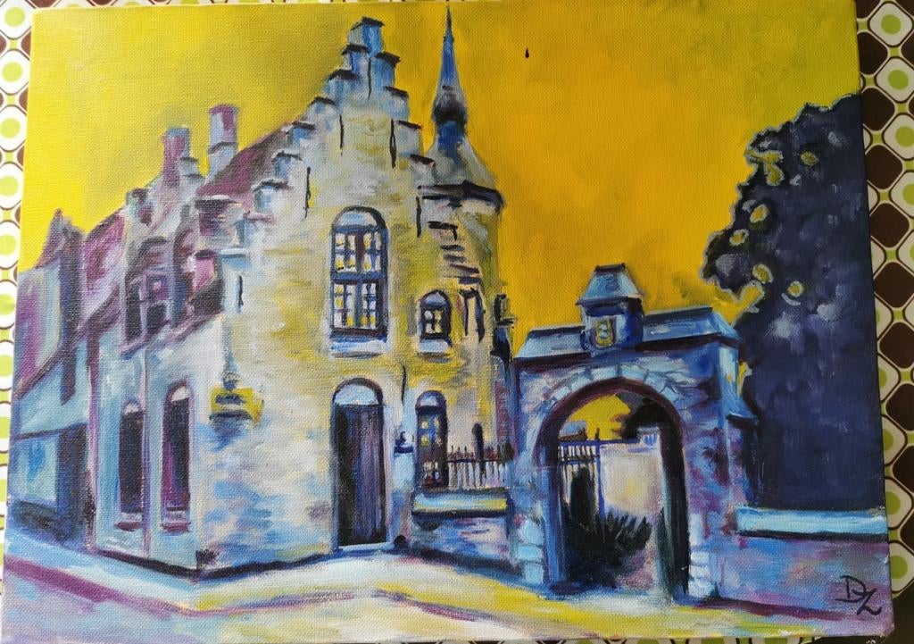 Schilderij Zoete Danielle, Ophalen of Verzenden