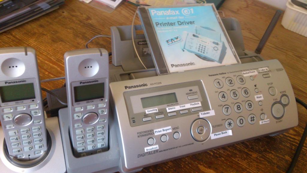 Téléphone Fax Répondeur, Enlèvement, Comme neuf, Combiné Téléphone Fax