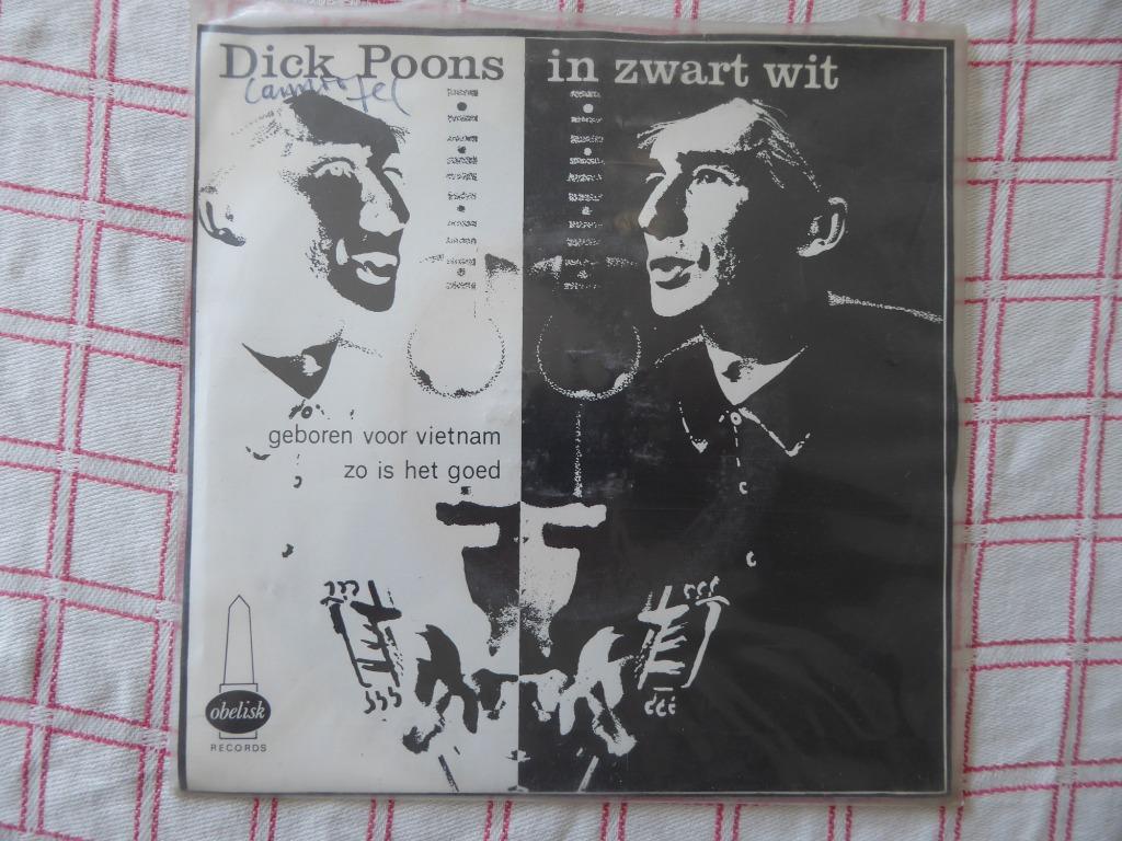 DICK POONS : GEBOREN VOOR VIETNAM/ZO IS HET GOED(7" SINGLE), Ophalen of Verzenden, Zo goed als nieuw, Nederlandstalig