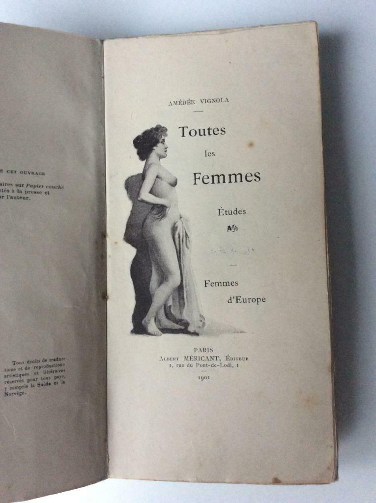 Toutes Les Femmes Etudes - Femmes d'europe - Amédée Vignola, Ophalen of Verzenden, Gelezen