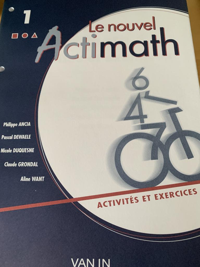 livres de math secondaire ; différents niveaux, Enlèvement, Neuf, Secondaire, Mathématiques B