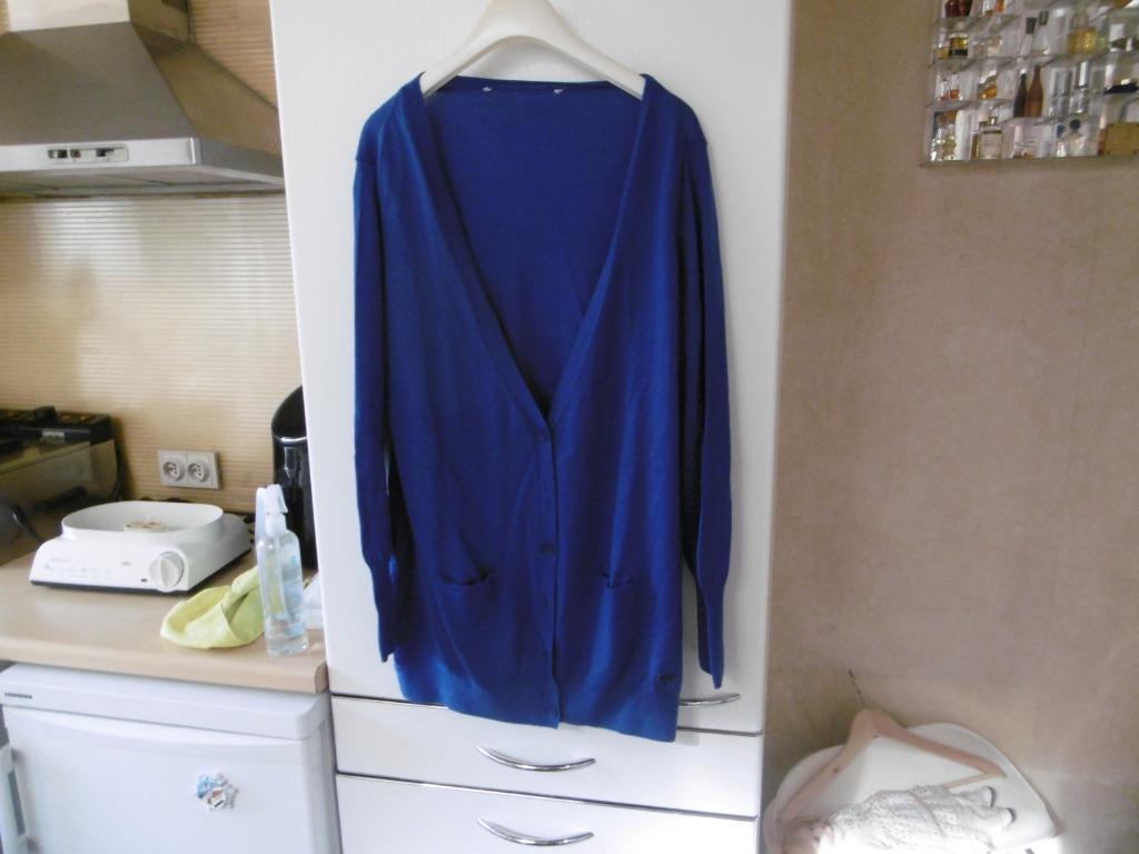 kledij dames trui "xandres" M blauw , 100% wol, Maat 38/40 (M), Blauw, Ophalen of Verzenden, Zo goed als nieuw