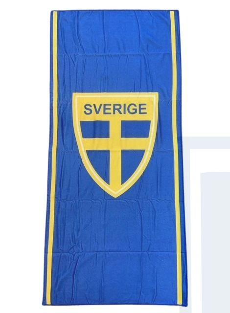 Volvo Strand laken Zweedse vlag 150 x 70 cm C202  C303 Volvo, Ophalen of Verzenden, Nieuw