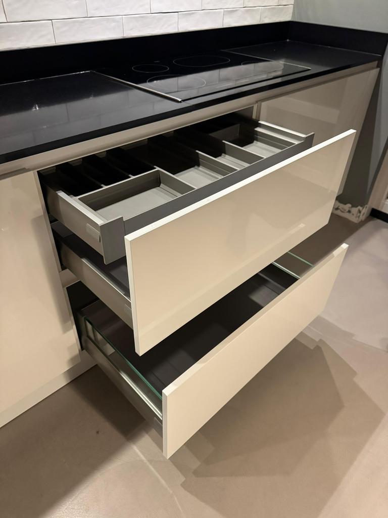 Équipement cuisine High Brillant White Corner DÉMONTÉ, Enlèvement ou Envoi, Composite, Sans poignée, Blanc