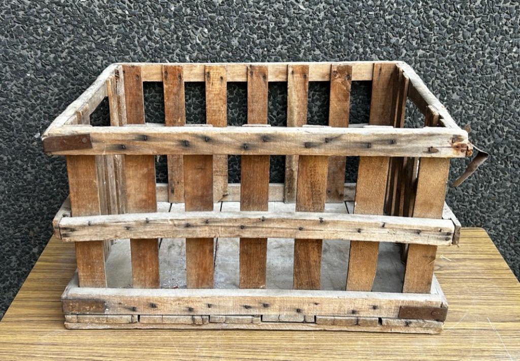 Prachtig, authentiek houten krat, Antiek en Kunst, Verzenden