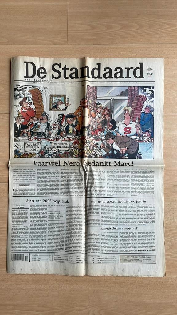 Nero Marc Sleen speciale editie De Standaard 2002, Verzamelen, Ophalen of Verzenden, Gebruikt