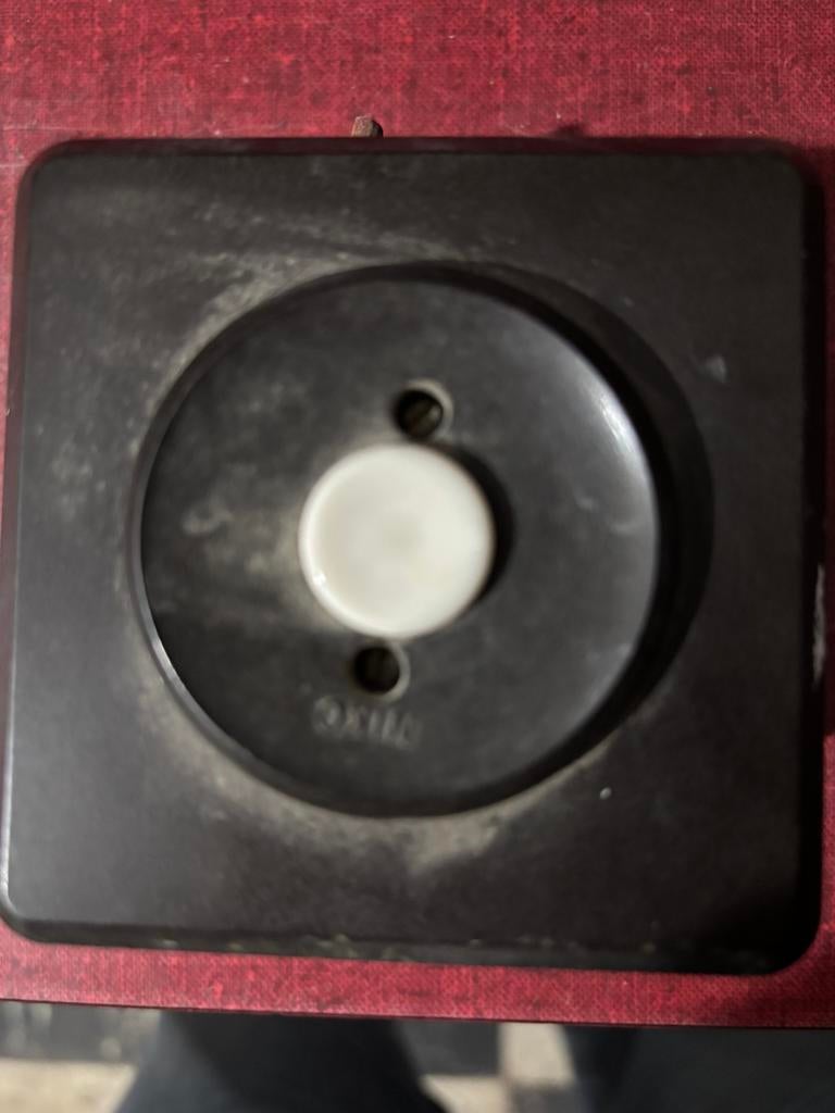 Vintage bakeliet licht schakelaar, Enlèvement ou Envoi, Utilisé