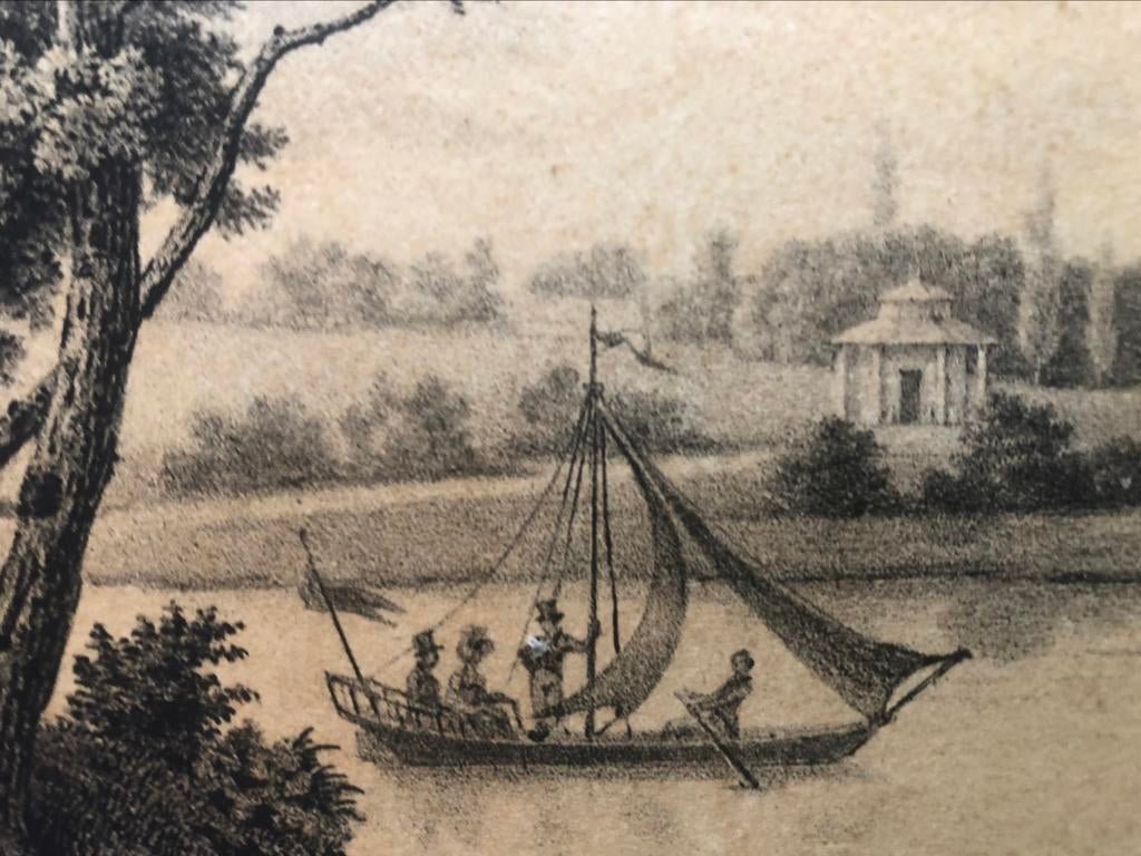 Gravure Environs de Virelles Chimay, Antiek en Kunst