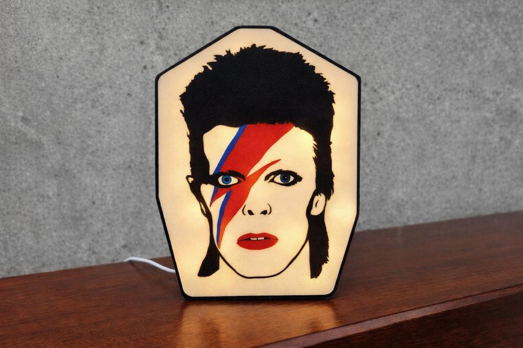 David Bowie Lightbox - Ziggy Stardust / Aladdin Sane, Verzamelen, Verzenden, Nieuw, Poster, Artwork of Schilderij