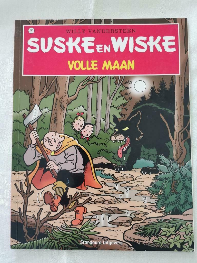 Suske en Wiske 252 - Volle maan - Vernieuwde cover, Une BD, Enlèvement ou Envoi, Utilisé, Willy Vandersteen