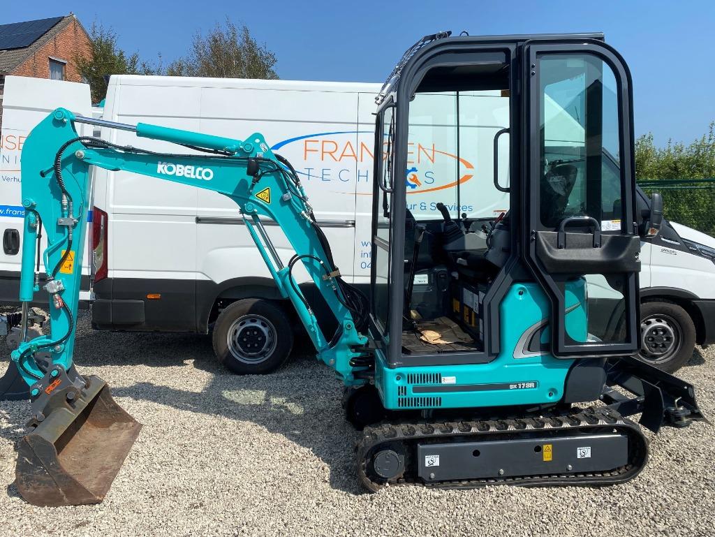 Minigraver 1,7ton TE HUUR, Ophalen, Graafmachine