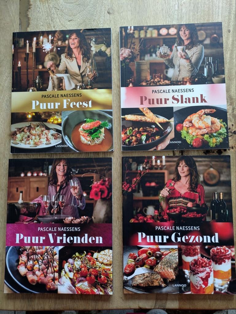 4 x kookboekje Pascale Naessens, Enlèvement ou Envoi, Comme neuf