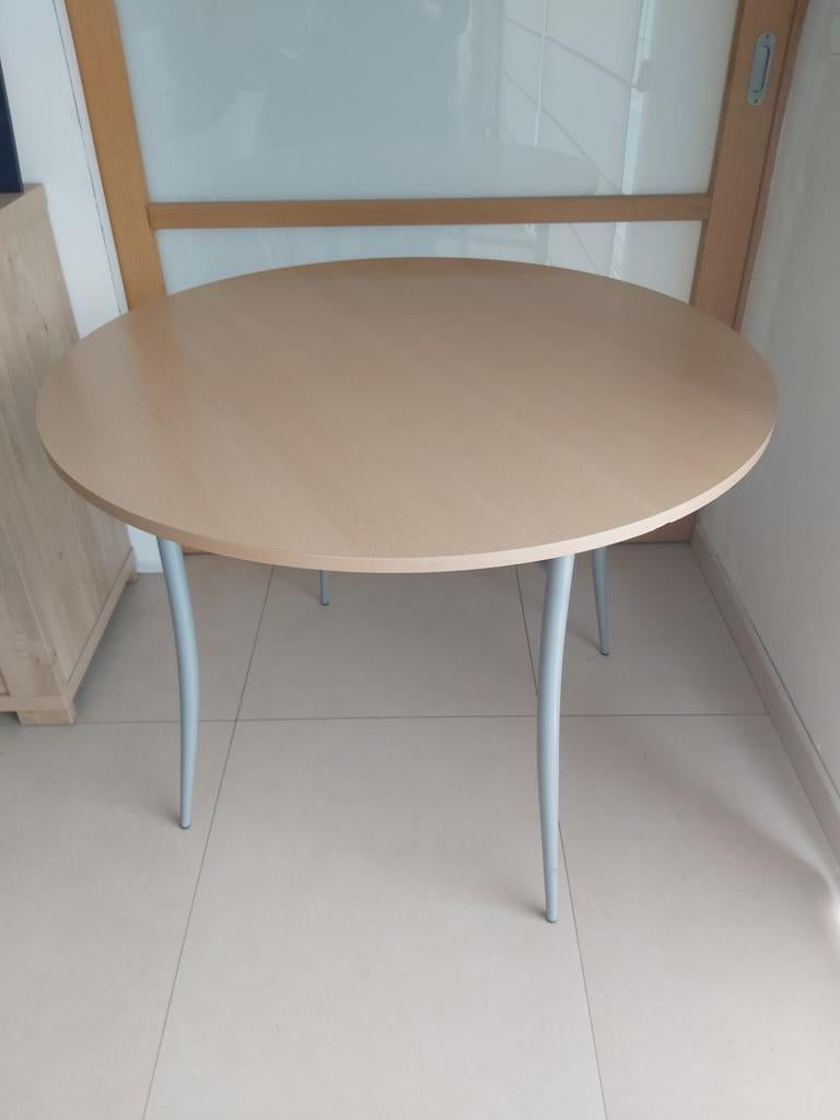 Table ronde 100 cm, Enlèvement, Utilisé, Métal