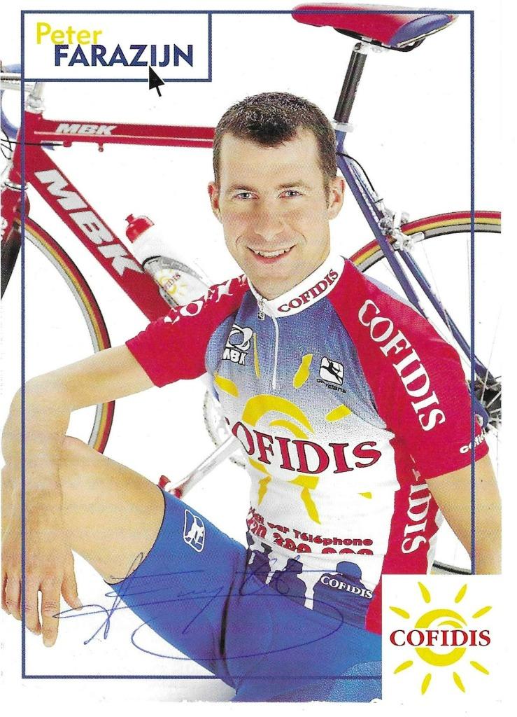 wielrenner Peter Farazijn Cofidis 1, Verzenden