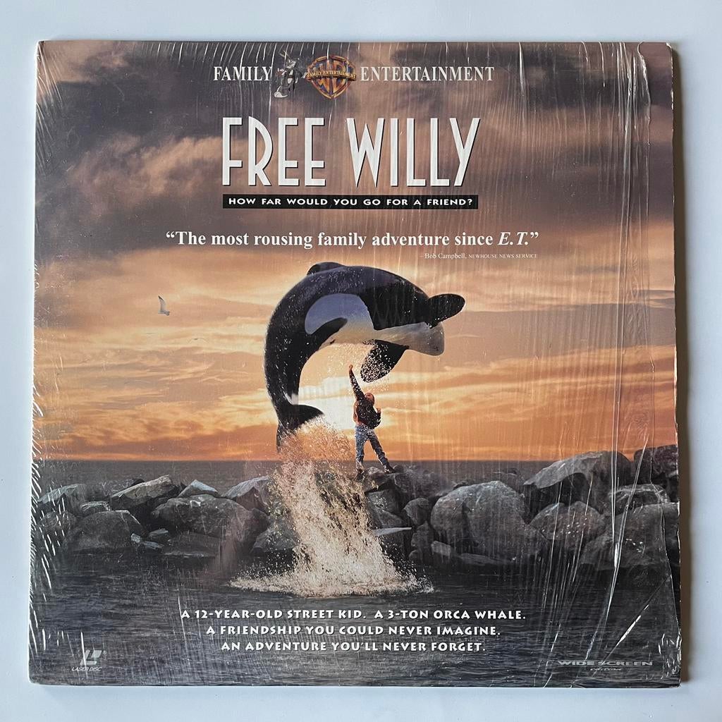 Free Willy - Laserdisc, Ophalen of Verzenden, Zo goed als nieuw