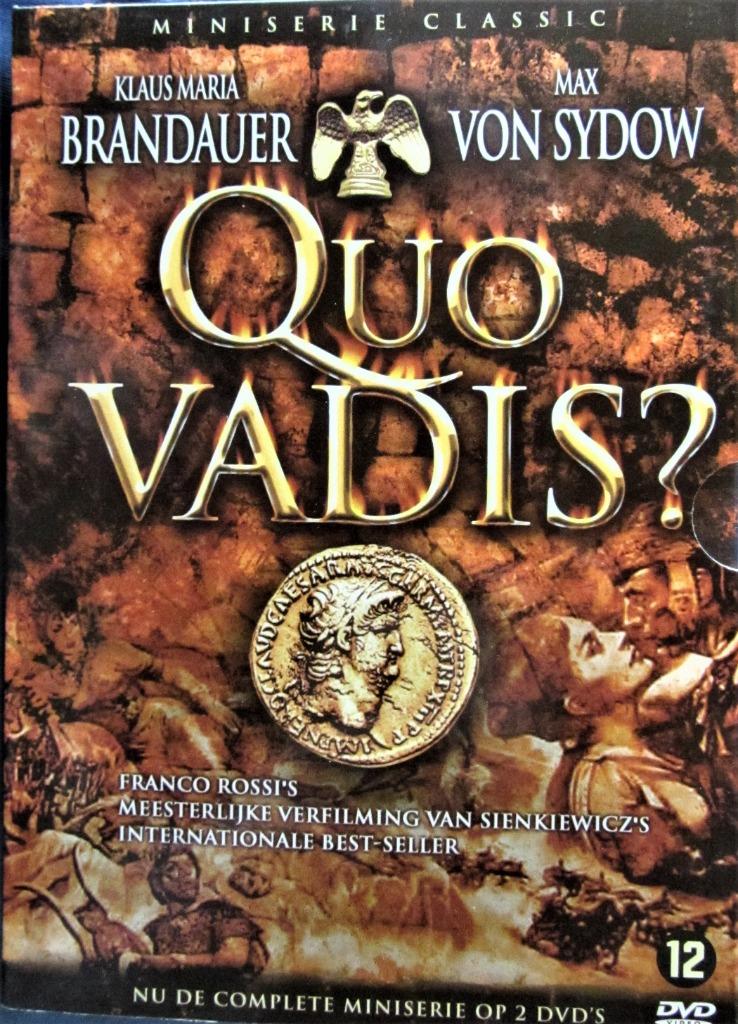 DUBBELE DVD ACTIE/GESCHIEDENIS- QUO VADIS, Tous les âges, Enlèvement ou Envoi, Comme neuf, Autres genres