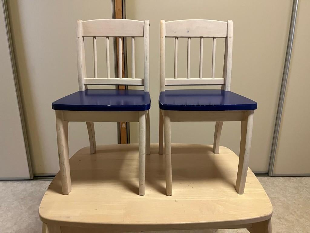 kindertafel en stoeltjes, Kinderen en Baby's, Kinderkamer | Tafels en Stoelen, Ophalen, Gebruikt, Tafel(s) en Stoel(en)