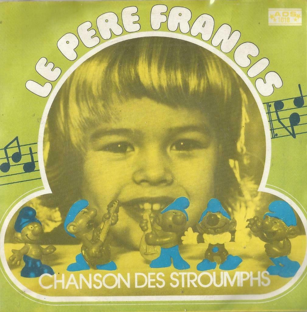 Le pere Francis – Chanson des stroumps – Single, Enlèvement ou Envoi, Single, Utilisé, Pop