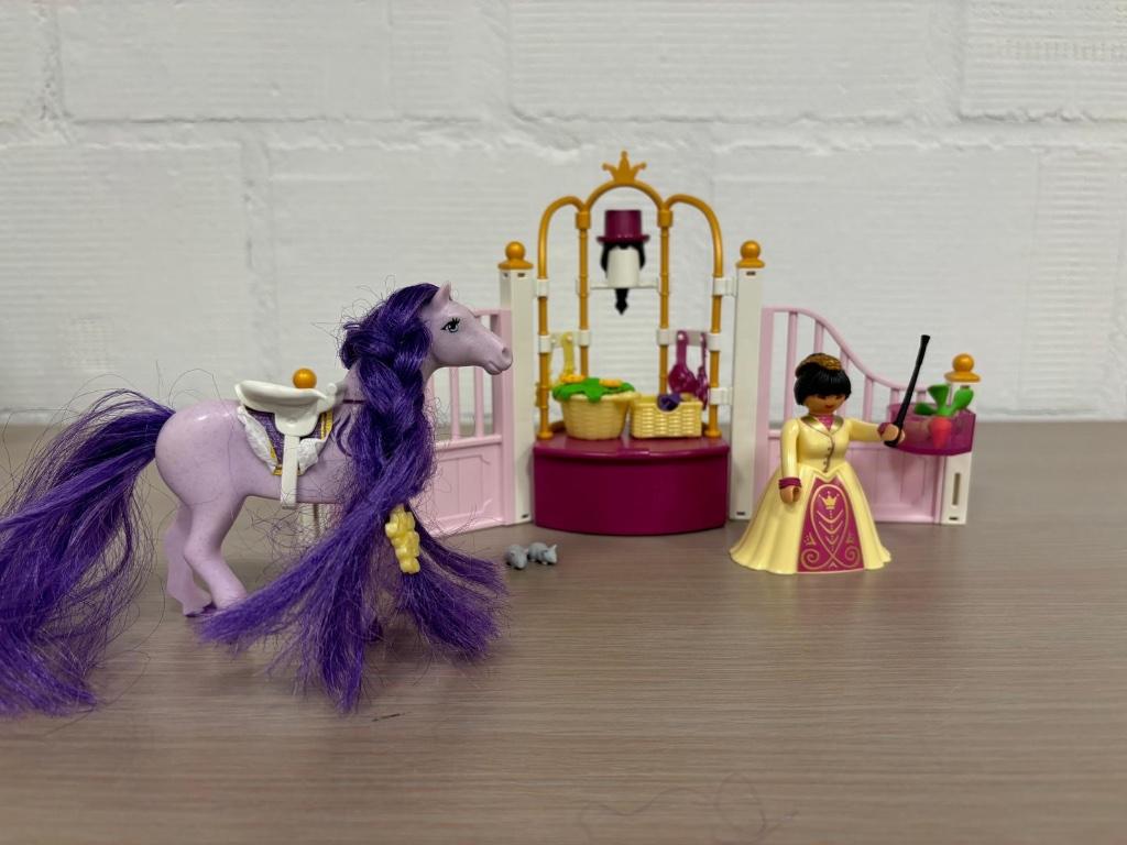 Playmobil - paardenstal met paard en princes, Enlèvement, Comme neuf, Ensemble complet