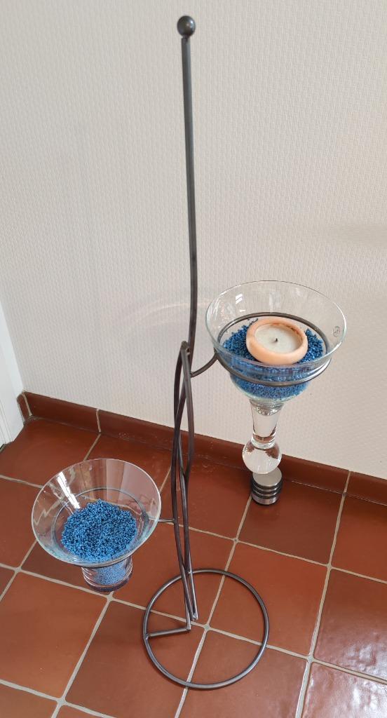 staander voor plantjes of kaarsen, Huis en Inrichting, Ophalen, Zwart, Zo goed als nieuw, Kaars