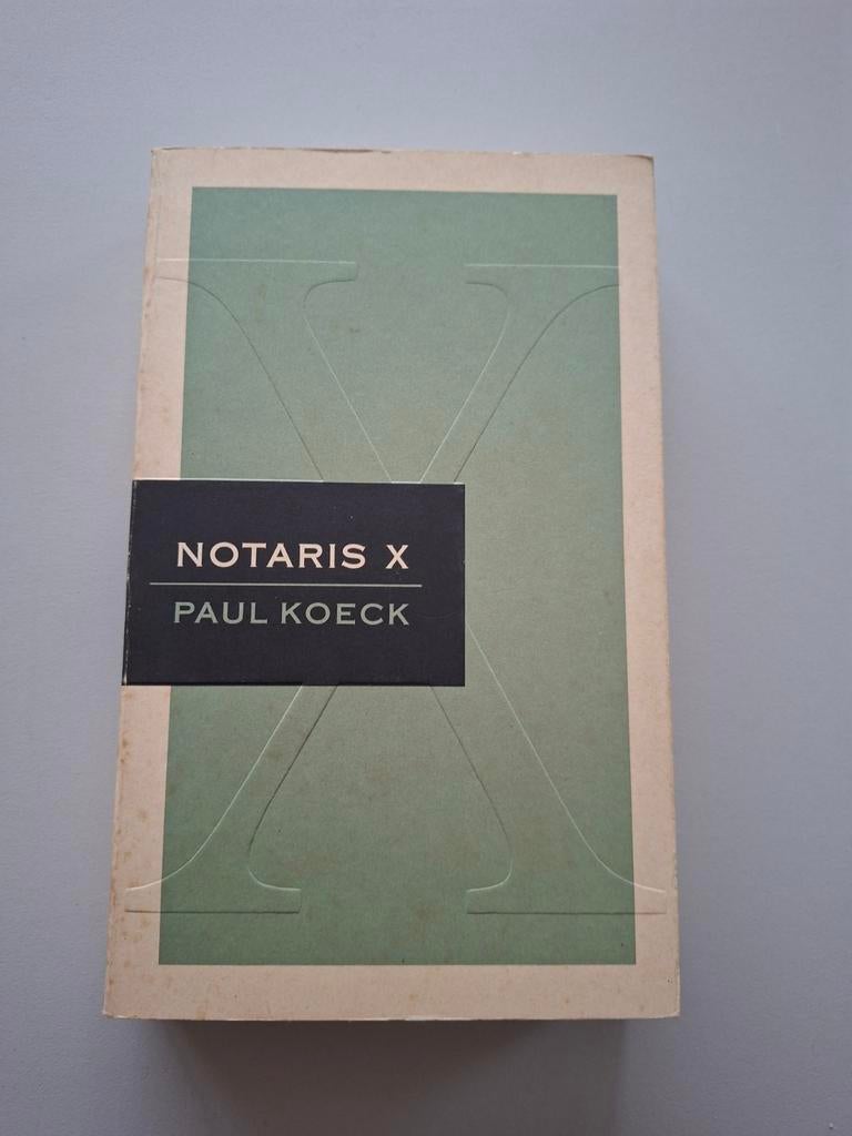 Notaris X, Boeken, Ophalen, Zo goed als nieuw