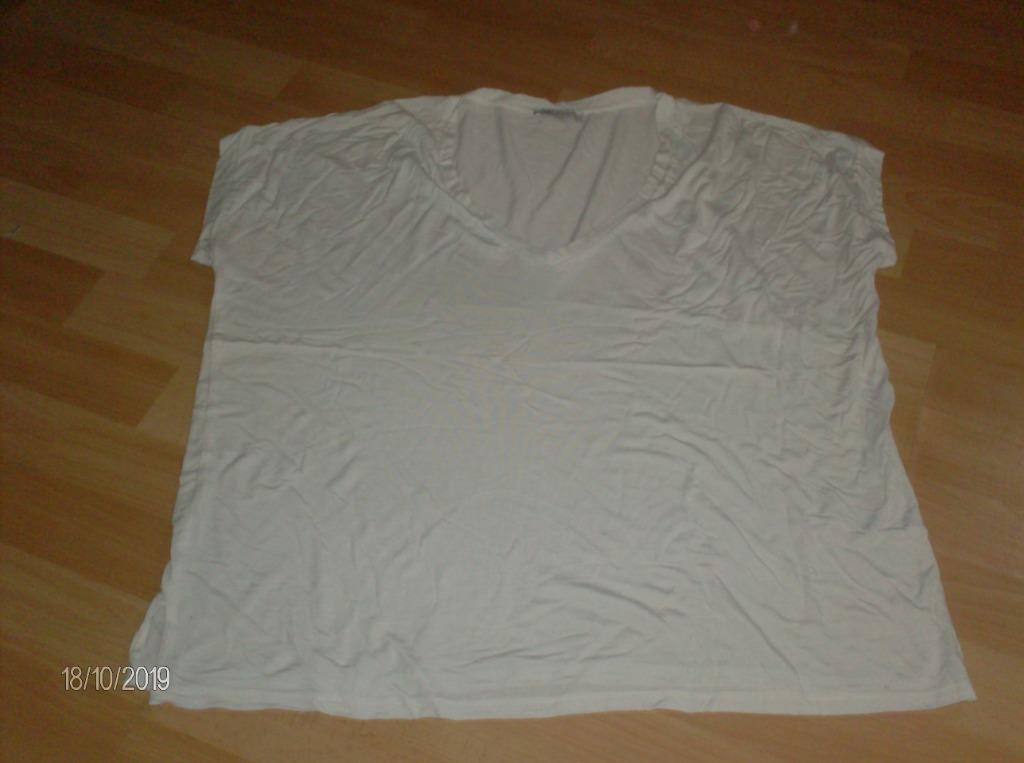 T-shirt wit merk zara trafaluc – maat m wijd model, Maat 38/40 (M), Ophalen of Verzenden, Gedragen, Wit