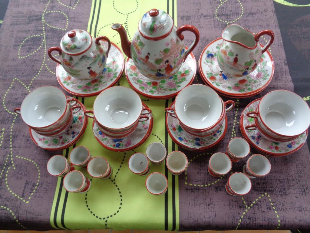 service à café/thé chinois ancien, Enlèvement